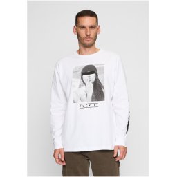 Men's long-sleeved T-shirt Fuck It white