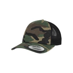 Camo Trucker Beanie woodcamo/blk