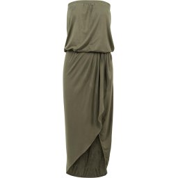 Women's Olive Bandeau Dress