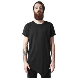 Asymmetrical long black t-shirt