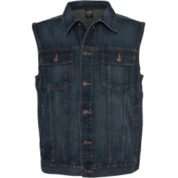 Denim vest denimblue