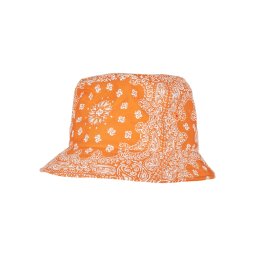 Bandana Print Bucket Hat Orange