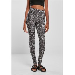 Women's Soft Leggings AOP in Black