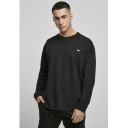 Organic Cotton Short Curved Oversized LS Black
