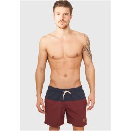 Men's Block Swimsuit Blue/Cherry
