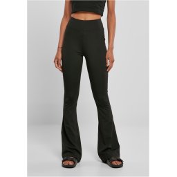 Women's recycled black high-waisted leggings