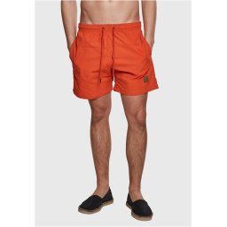 Men's Swimsuit Block Orange