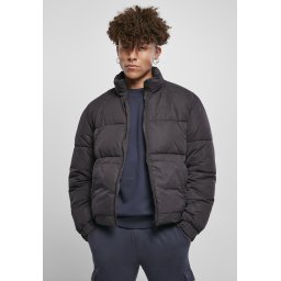 Cropped Puffer Jacket black