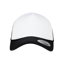 Foam Trucker Cap Curved Visor blk/wht/blk