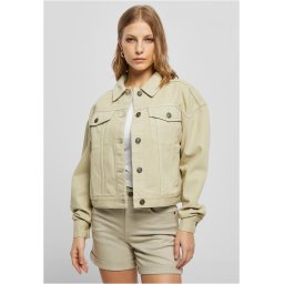 Women's Oversized Colorful Denim Soft Grass Jacket