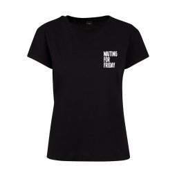 Ladies Waiting For Friday Box Tee black