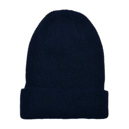 Recycled Yarn Waffle Knit Beanie Navy Beanie