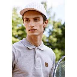 Flexfit Square Check Cap wht/dark navy