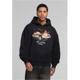 Pimp and Butterfly Heavy Oversize Hoody Black