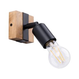 Spot Sollux SL.1295 ZUCA 1xE27/15W/230V negru