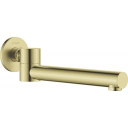 PIPĂ CADĂ ROTUNDĂ CASCADA - finisaj auriu periat NAC_R87K