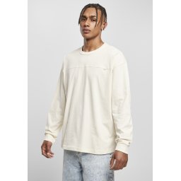 Organic Cotton Short Curved Oversized LS White Sand