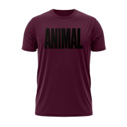 GymBeam Tricou Animal Maroon - Universal Nutrition M