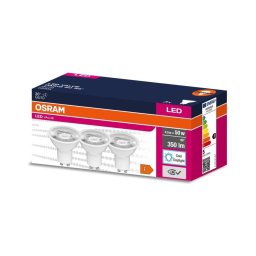 SET 3x bec LED Osram PAR16 GU10/4,5W/230V 6500K 36°