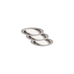 SET 3x corp de iluminat LED pentru baie Briloner 7116-432 FLAT IN LED/9W/230V IP23