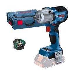 Bosch - GDS 18V-450 PC - Masina de insurubat cu impact fara acumulatori si incarcator, Li-Ion, 18 V, - Ah, patrat 1/2 inch, 450 Nm, M10-M20, valiza speciala, accesorii