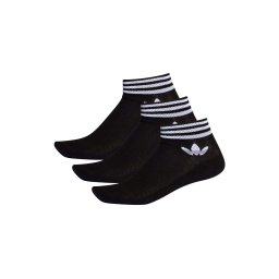 ADIDAS Șosete (Pack of 3) Tref Ank Sck Hc Black/White EE1151 black