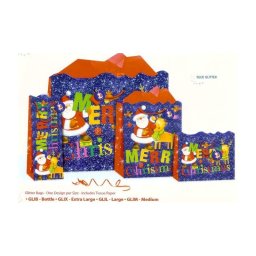 Punga de iarna cu glitter XL