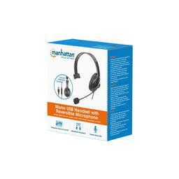Casti Mono USB-Headset, Negru