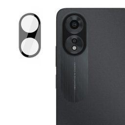 Camera Techsuit Full Camera Glass - Folie protecție cameră din Sticlă securizată - compatibil cu Oppo A38 - culoare Negru