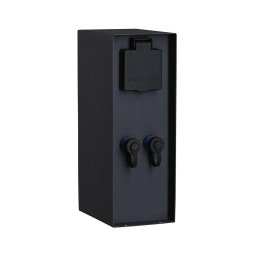 Paulmann 94700 - Stâlp exterior priză RIO 2Z SCHUKO 230V IP44