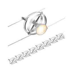 Paulmann 94490 - Set 8x GU5,3/7,5W spot CARDAN 230V crom mat