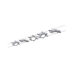 Paulmann 94108 - Set 5x LED 4,3W spot MAC 230V crom mat satinat