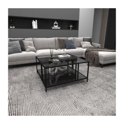 Măsuță de cafea URANUS 40x80 cm negru