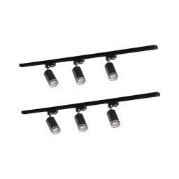 Spot pentru sistem de șină PARIS 6xGU10/10W/230V +2x1 m sistem de șină