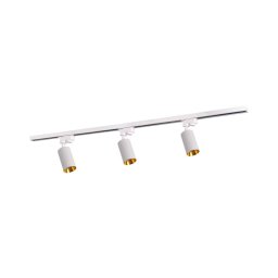 Spot pentru sistem de șină MARIBEL 3xGU10/10W/230V +1 m sistem de șină