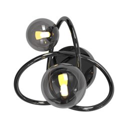 Aplică LED NANCY Wofi 4014-205 2xG9/3,5W/230V negru/crom