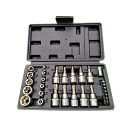 Trusa 29 piese Chei Tubulare Torx si Capete Biti Torx