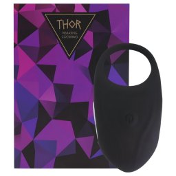 Feelztoys Thor - inel vibrator cu acumulator (negru)