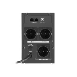 Office 1500F, LCD, 2 baterii, 1500VA/950W, Negru