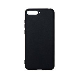 Husa Lemontti Silicon Silky Negru pentru Huawei Y6 2018