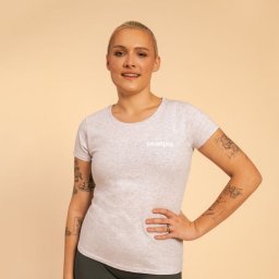 BeastPink Tricou pentru femei Heather Grey XXL