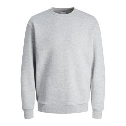 JACK & JONES Bluză de molton 'JJBradley' gri deschis