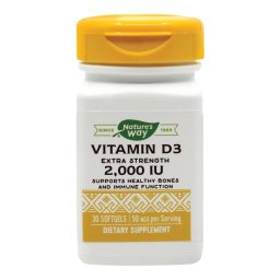 Vitamina D3 2000UI 30cps Nature's Way