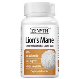 Lion's Mane-Coama Leului 500mg 60cps Zenyth Pharmaceuticals