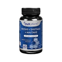 Reishi + Shiitake + Maitake – 60cps DVR Pharm