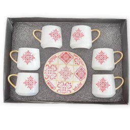 Serviciu de Cafea Espresso Red Balcon 6 Persoane