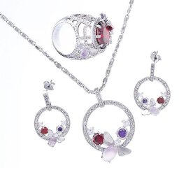 Set Borealy Medalion, Cercei si Inel Luxury Paradise