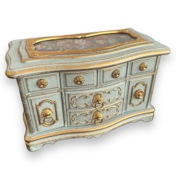 Cutie Bijuterii Muzicala Cabinet Gold Luxury
