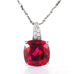 Colier Borealy Argint 925 Rubin 3,5 Carate Princess