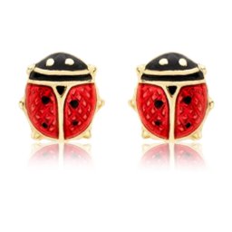 Cercei pentru Copii Borealy Aur Galben 9 K Ladybug